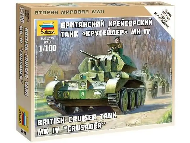 1/100 British Tank Cruiser Mk.IV Zvezda 6227 Finale Uitverkoop