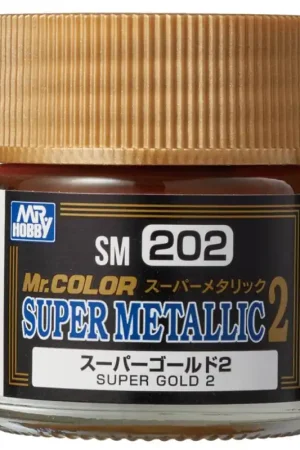 Goedkoop Gunze SM202 – Mr. Color Super Metallic II – Super Gold