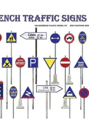 1/35 French Traffic Signs 1930-40’s MNA 35645 Actieprijs