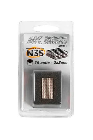 Laatste Kans Neodymium Magneten 3 x 2 mm N35 AK9131