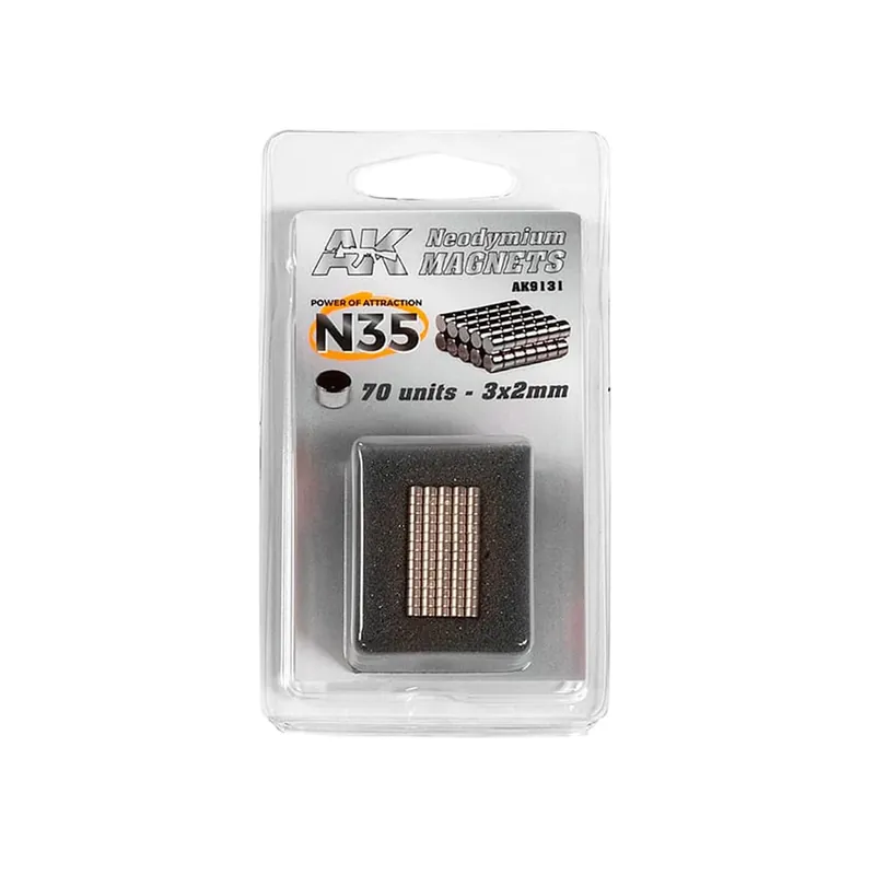 Laatste Kans Neodymium Magneten 3 x 2 mm N35 AK9131