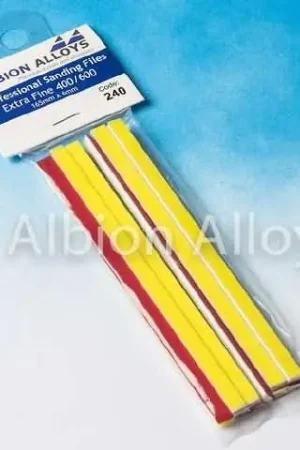 Seizoensaanbieding 1/4″ Professional Sanding File – Extra Fine Albion Alloys-code240
