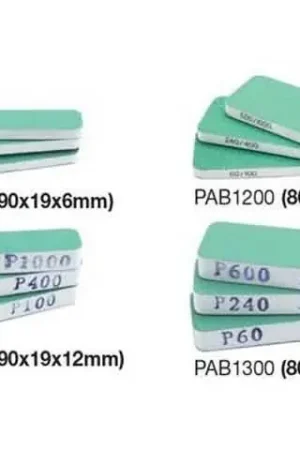 Uitverkoop Flexisander Dual Grit x3 (80x30x6mm) Modelcraft pab1200