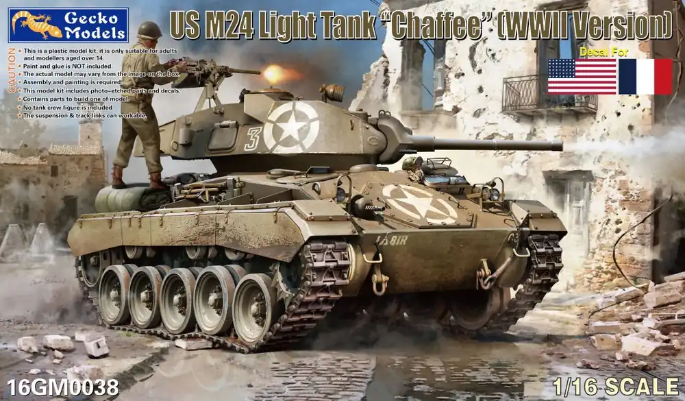1/16 M24 Chaffee (WWII Version) Gecko Models 16GM0038 - Pre-Order Must-Have