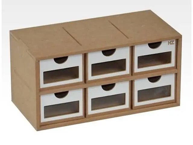Aanbieding Modular Organizer 6 Drawers Hobby Zone om01a
