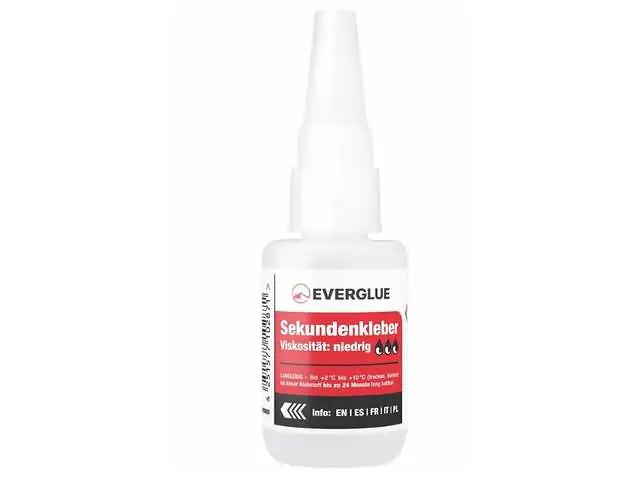 Secondelijm DUN – Lage Viscositeit Everglue 650001 Snelle Levering