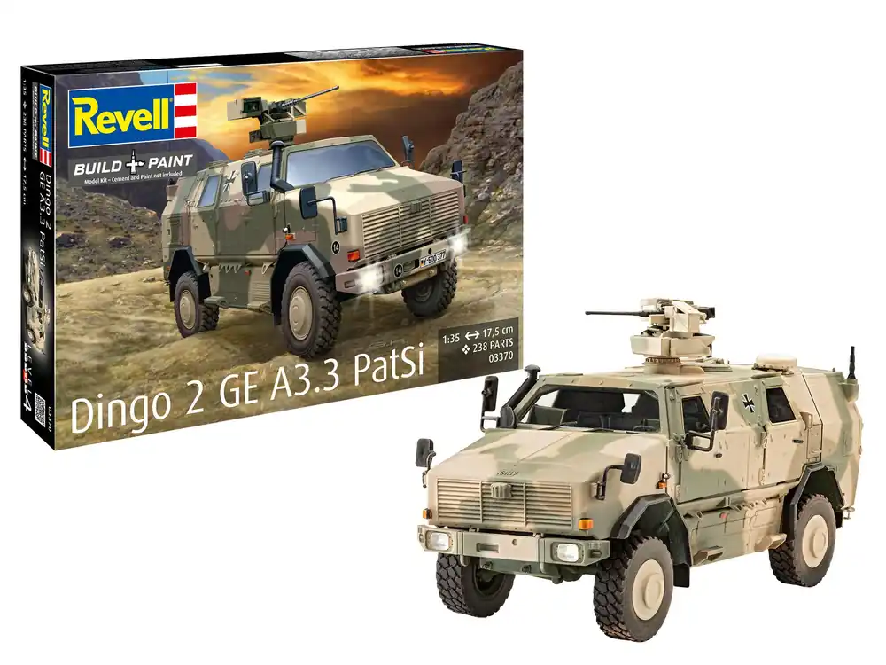 1/35 Dingo 2 GE A3.3 PatSi Revell 03370 Tijdelijk Beschikbaar