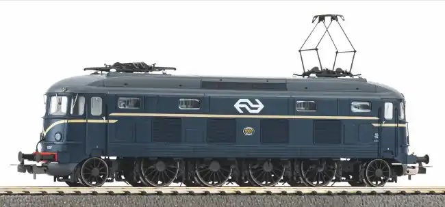 Laatste Versie Piko 97505 - E-Lok/Sound Rh 1000 blau NS IV + PluX22 Dec.