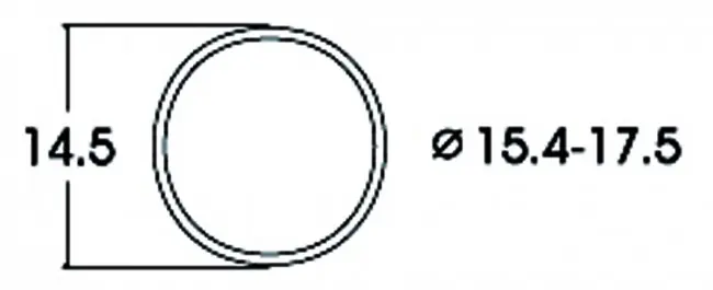 Roco 40076 - AC antislipbanden 15,4-17,5 mm 10 stuks Alleen Vandaag