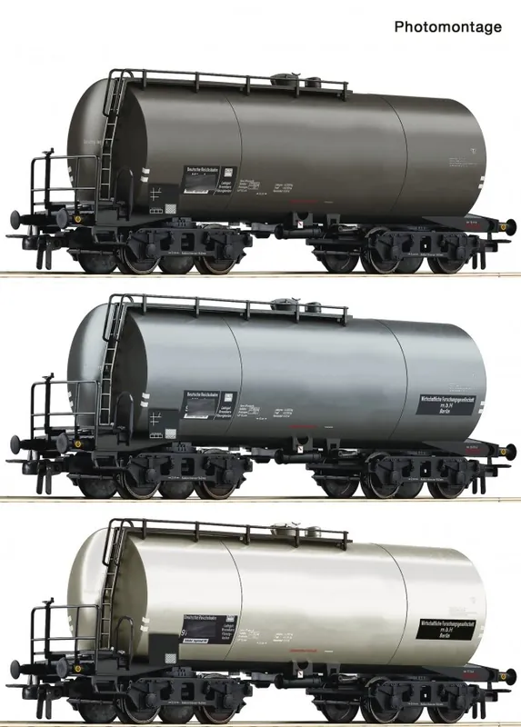Direct Verzonden Roco 76015 - 3er Set Kesselwag. DRG