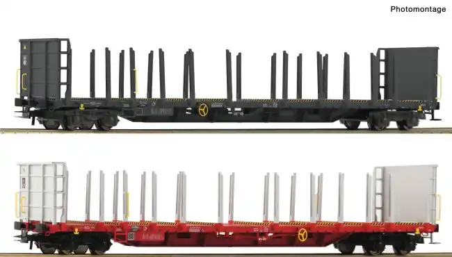 Veilige Betaling Roco 76021 - 2er Set Rnoos Holzwagen