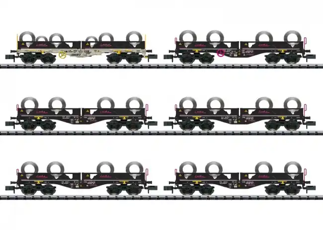 Koopje Trix 15080 - Güterwagen-Set Coiltransport