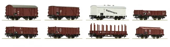 Roco 44003 - Güterwagenset DRG 8 St. Hete Deal