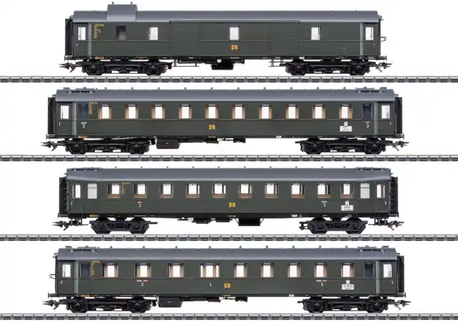 Marklin 42514 - Set sneltreinrijtuigen passend bij de stoomlocomotief type 19 ‘Sachsenstolz‘ Populair