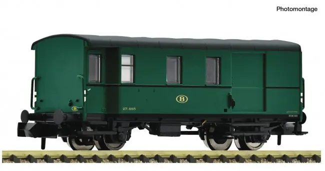 Flitsaanbieding Fleischmann 830156 - Packw.Pwgs ohne Kanzel SNCB