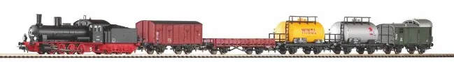 Weekendaanbieding Piko 57123 - S-Set Güterzug Dampflok G7 + 5 Wg. A-Gleis & B III
