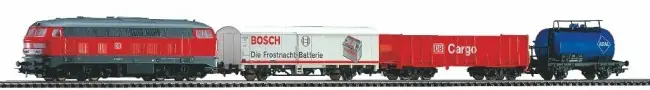 Piko 57154 - S-Set DB Cargo BR 218 + Güterwgn. A-Gleis & B V Beperkt Aanbod