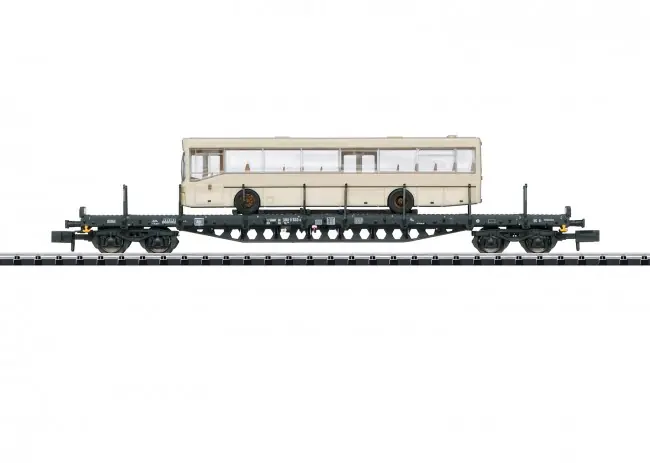 Betrouwbaar Trix 15862 - Flachwagen mit Bus DB
