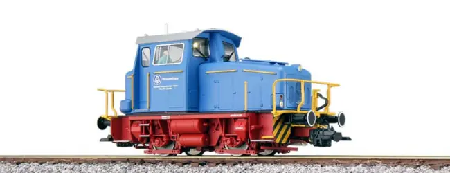 Seizoensaanbieding Esu 31431 - Diesellok, H0, KG230, ThyssenKrupp, blau, Ep V, Vorbildzustand um 2004, LokSound, Raucherzeuger, Rangierkupplung, DC/AC