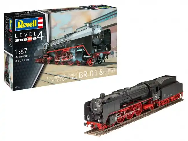 Weekendaanbieding Revell 02172 - Schnellzuglokomotive BR 01 & Tender 2‘2‘ T32