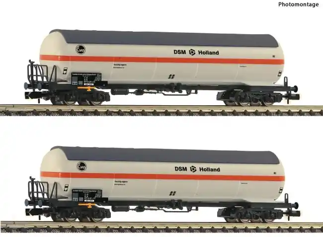 Populair Fleischmann 849101 - 2 delige set gastankwagens