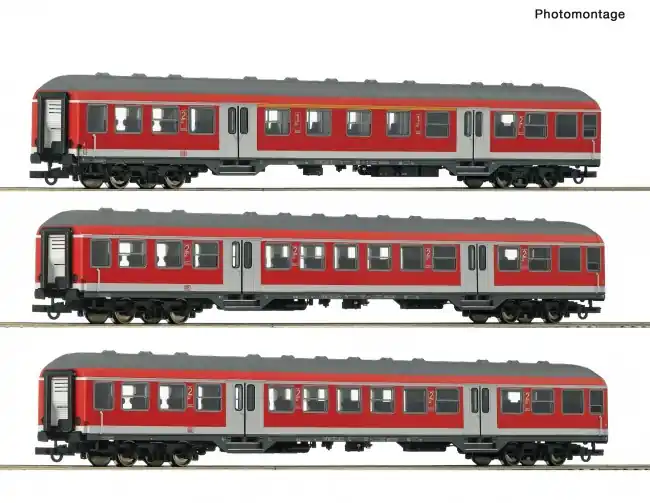 Weekendaanbieding Roco 74050 - 3er Set Regionalzug DB-AG