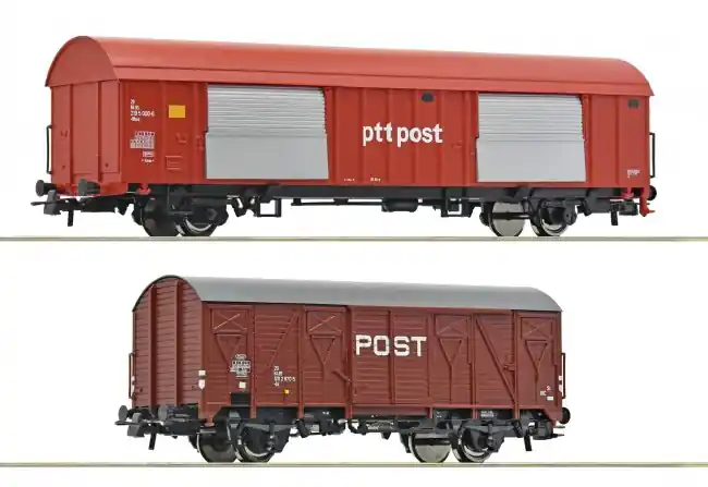 Roco 6600074 - 2er Set Postwagen NS Beperkt Aanbod