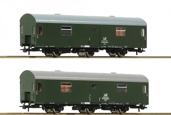 Betrouwbaar Roco 74111 - 2er Set Reko Postwagen DR