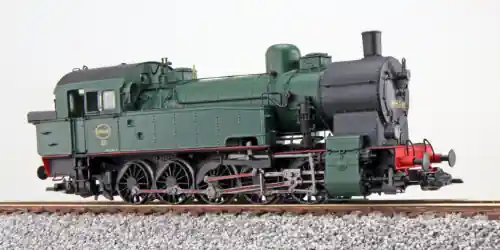 Esu 31296 - Dampflok, H0, T16.1, 98 040, SNCB, Ep III, schwarz-grün, Vorbildzustand um 1954, LokSound, Raucherzeuger, Rangierkupplung, DC/AC Veilige Betaling