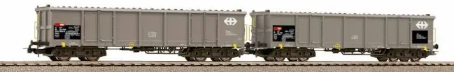 Laatste Versie Piko 97300 - Tweedelige set hogeboordwagens SBB