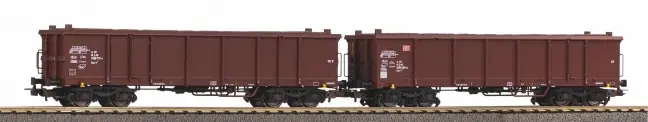 Actieprijs Piko 58235 - 2er Set Off. Güterwg. Eaos DB AG VI mit Holzladung
