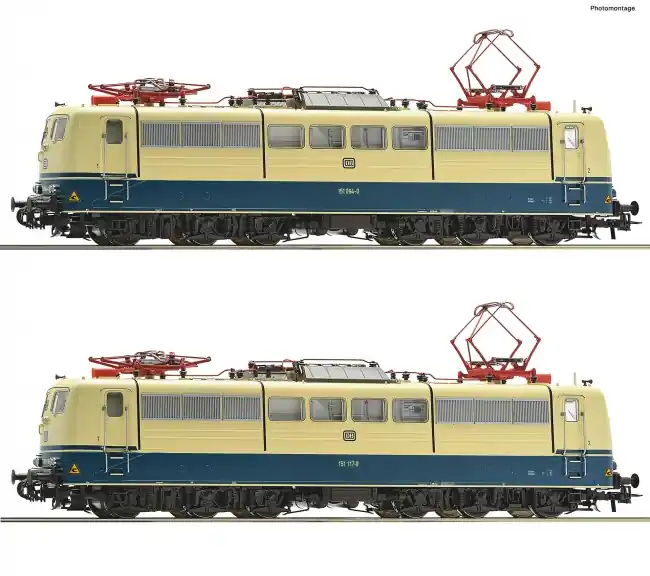 Express Levering Roco 70408 - 2er Set BR 151 oz/bl DB Snd.