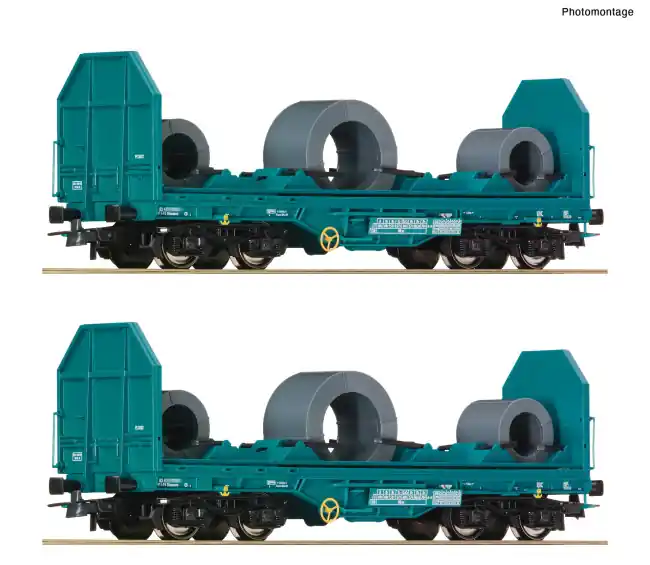 Beste Prijs Roco 6600181 - 2er Set Coil-Transportwagen FS