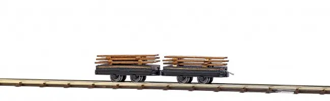 Rechtstreeks Van De Fabrikant Busch 12218 - WAGENS + PLANKEN 2 ST.