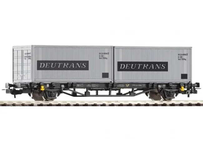 Piko 57747 - Containertrgwg. Deutrans DR IV 2x20" Direct Beschikbaar