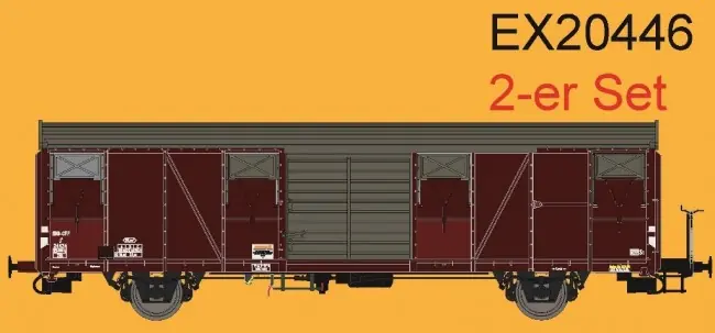 Alleen Vandaag Exact train EX20446 - SBB J4 Güterwagen 24408 Epoche 3(EX20446A), SBB J4 Güterwagen 24425 Epoche 3(EX20446B)