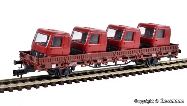 Gereduceerde Prijs Kibri 26253 - H0 Niederbordwagen, Führerhäu