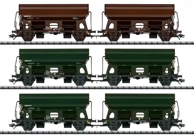 Exclusieve Aanbieding Trix 24169 - 6-delige set zwenkdakwagens