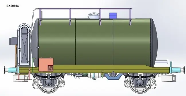 Alleen Vandaag Exact train EX20664 - DB 30m3 Leichtbau Uerdinger Bauart Kesselwagen ARAL Blau