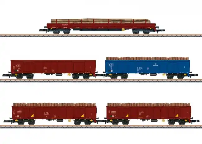 Marklin 86683 - Güterw.-Set Holztransport PKP Must-Have