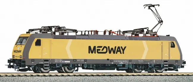 Piko 21631 - E-Lok/Sound BR 186 Medway VI + 8pol. Dec. Lage Prijs