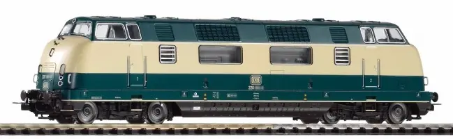 Populair Piko 59725 - ~Diesellok/Sound BR 220 DB IV + PluX16 Dec.