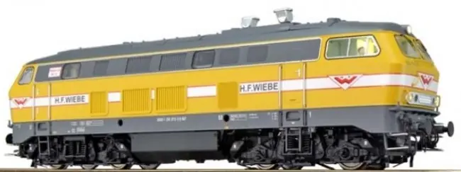 Premium Esu 31003 - Diesellok, H0, BR 216, 216 012 Wiebe, gelb, Ep VI, Vorbildzustand um 2014, Sound+Rauch, DC/AC