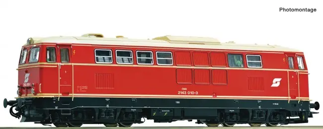 Koop Online Roco 70074 - Diesellok Rh 2143 ÖBB Snd.