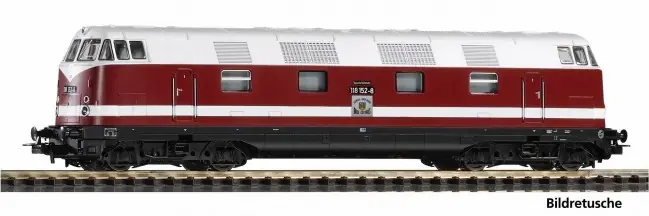 Koop Online Piko 52997 - ~Diesellok/Sound BR 118 FDJ DR IV + 8pol. Dec.