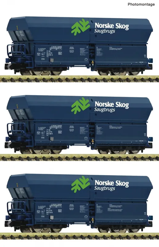 Gecertificeerd Fleischmann 6660089 - 3er Set Selbstentladewagen !No