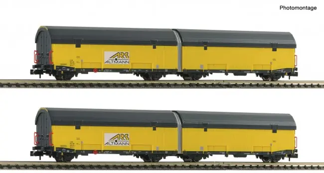 Actieprijs Fleischmann 6660111 - 2er Set Autotransportwagen Altmann
