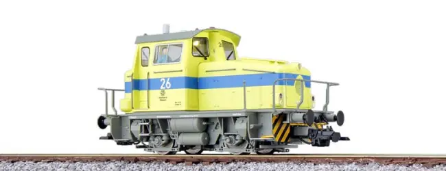 Speciale Aanbieding Esu 31439 - Diesellok, H0, KG230, 26 Mannesmann, gelb, Ep IV, Vorbildzustand um 1982, LokSound, Raucherzeuger, Rangierkupplung, DC/AC