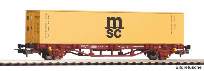 Merkproduct Piko 27751 - Containertragwg. 1x 40‘‘ MSC Container FS VI