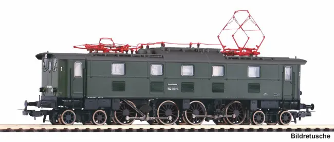 Weekendaanbieding Piko 51831 - E-Lok BR E52 DB III, schwarzes Fahrwerk + DSS PluX22